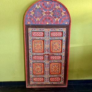 Antike, handbemalte Holztür aus Zedernholz – orientalisches Unikat aus Marrakech